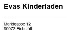 Evas Kinderladen Eichstätt